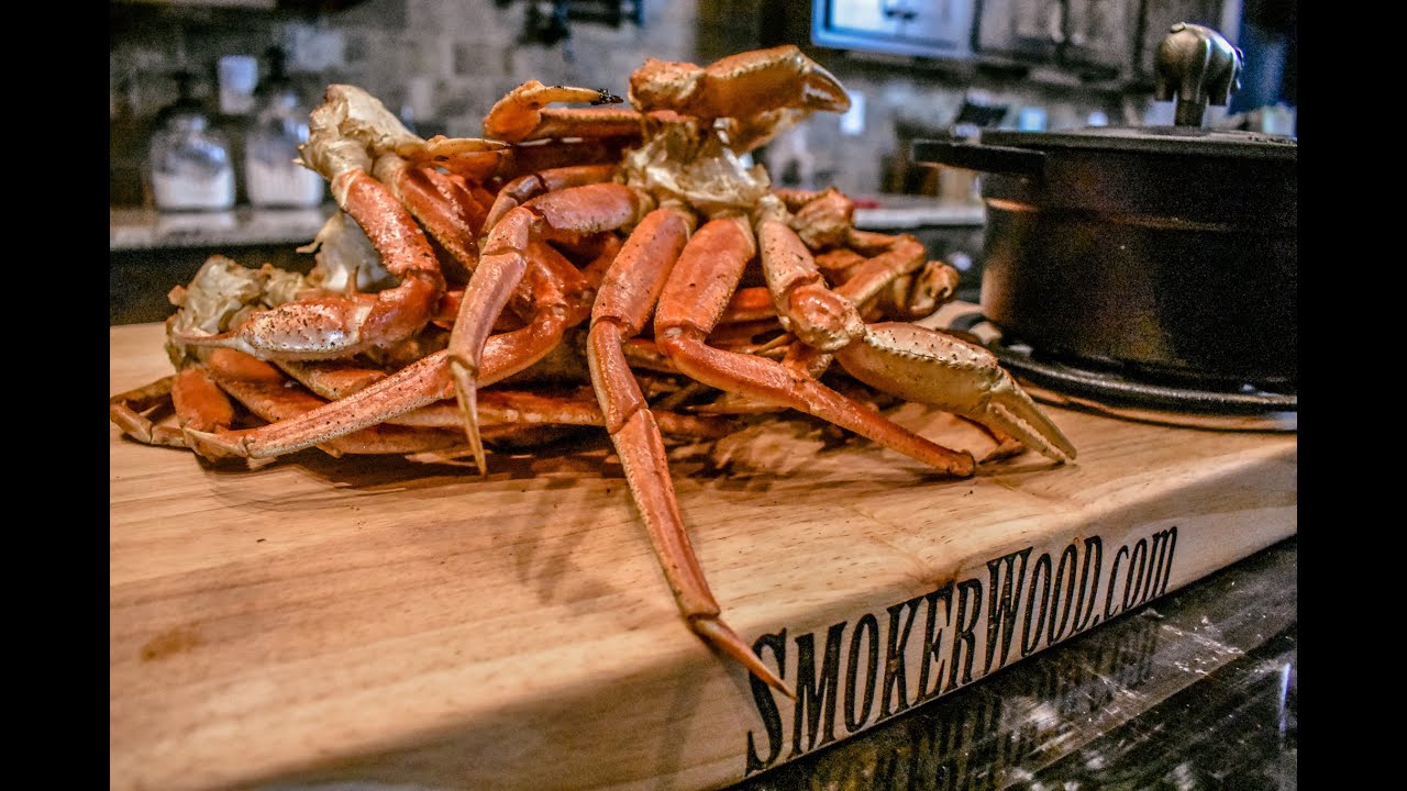 Smoked Crab Legs on The Outlaw Patio