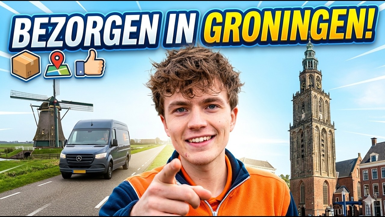 BEZORGEN IN DE PROVINCIE GRONINGEN (Ter apel & Musselkanaal | dag als pakketbezorger🚚| #18