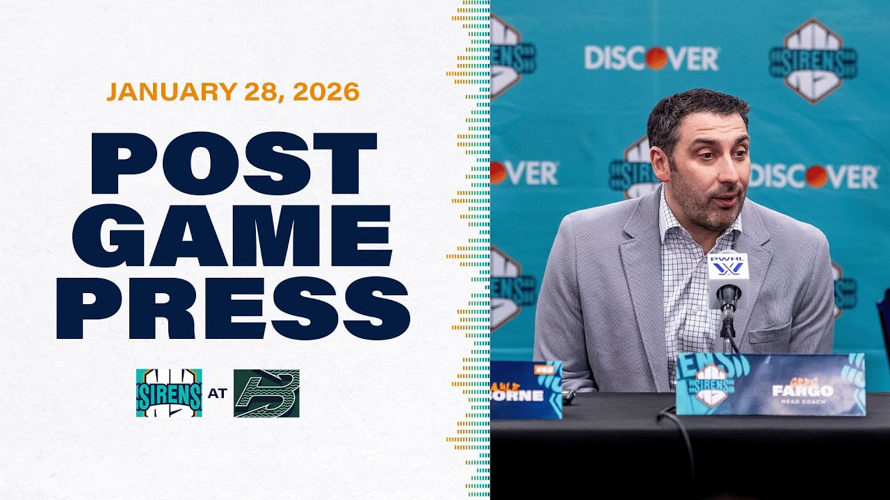 Jan. 28th, 2026 - NY at BOS - New York Sirens Post Game Press