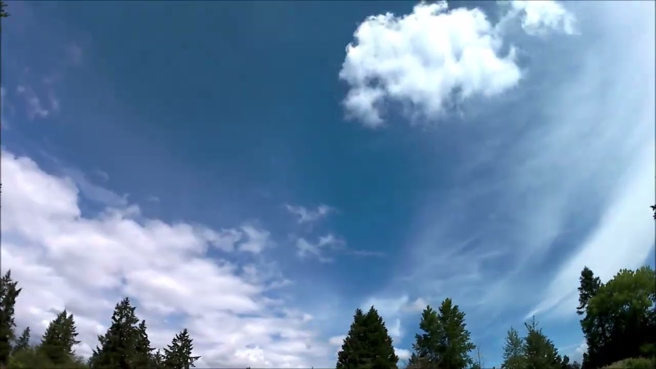 Time Lapse Clouds to Nena - 99 Red Balloons