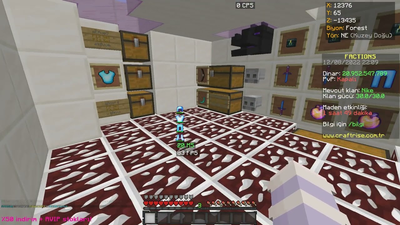 EDİTLERİM ??? #craftrise #factions #minecraft #1v1