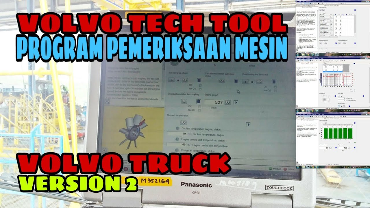 VOLVO TECH TOOL Tutorial || Program Pemeriksaan Mesin pada Volvo Truck (FULL PROSES)