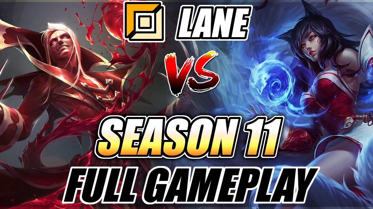 SEASON 11 Ahri vs Vladimir Full Gameplay - LegitKorea