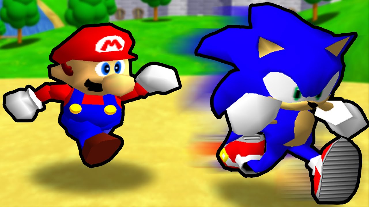 I Beat Super Mario 64 AS SONIC!