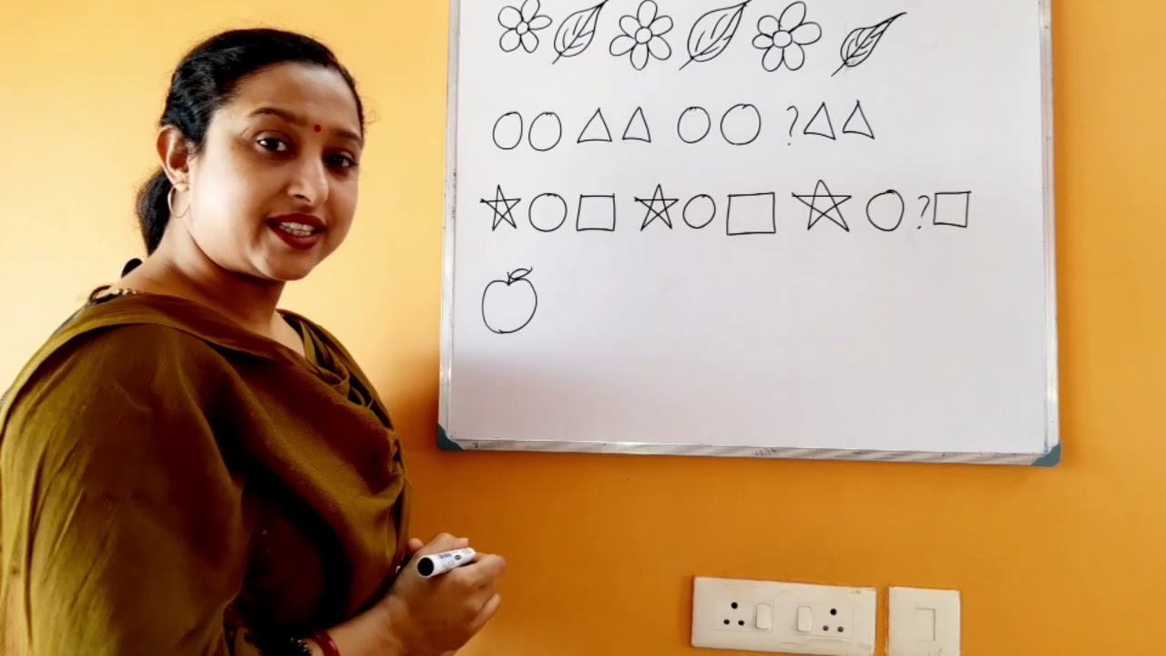 How to teach Patterns to Nursery and KG students/learning Patterns through activity