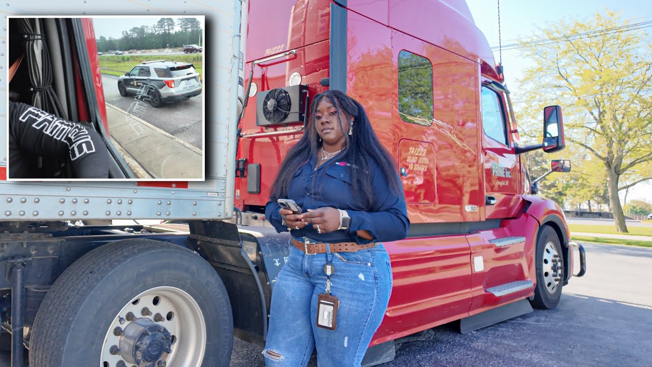 STATE TROOPER LOOKING INSIDE TRUCKS | 76,000lbs From NC To GA