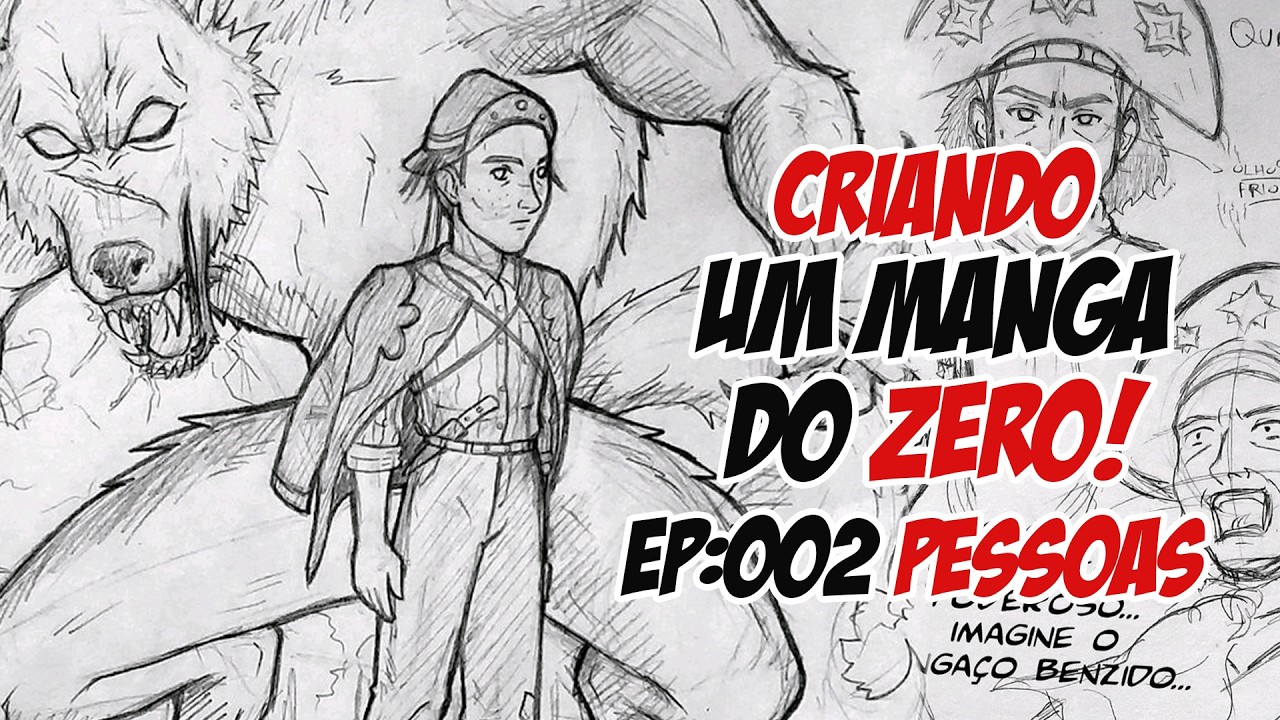 Produzindo um Quadrinho do Zero - Ep #002 - Personagens e suas influencias dentro da história
