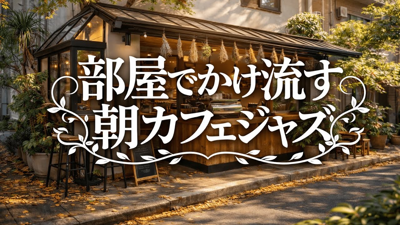 【朝カフェ洋楽ジャズ】穏やかな朝に流れる☕心地よいメロディー｜作業用BGM｜Cafe Jazz｜Chill｜Relax｜8時間耐久