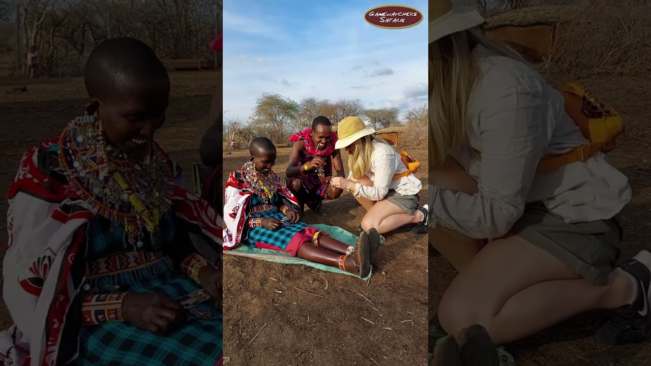 Visiting a Maasai Village in Selenkay Conservancy, Amboseli, with Porini Guide Ben Kisurkat