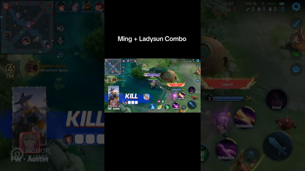 Ming + Lady sun combo highlights #honorofkings #hokstudio