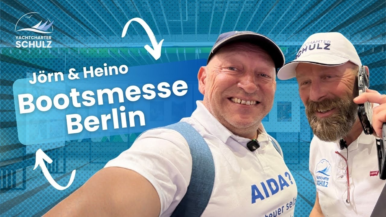 Bootsmesse Berlin 2025. Preisraten mit Heino und Besuch bei Garmin