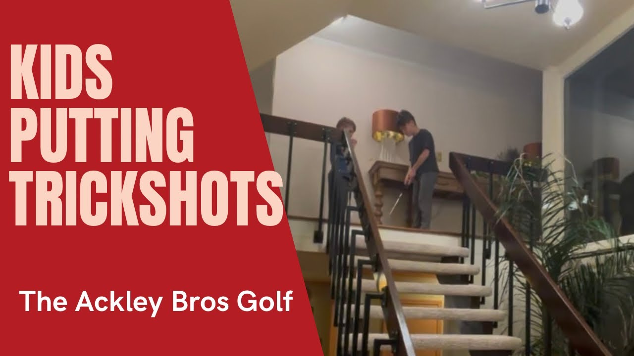 Kids Putting Trick Shots