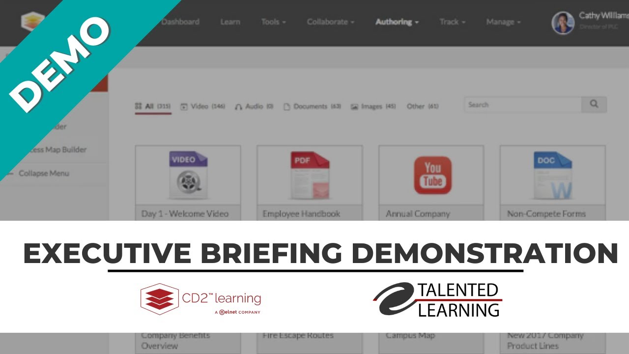 CD2 Learning LMS Demonstration - Talented Learning