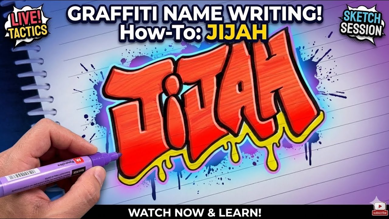 This Drip is INSANE! 🔥 Step-by-Step Graffiti Name Tutorial