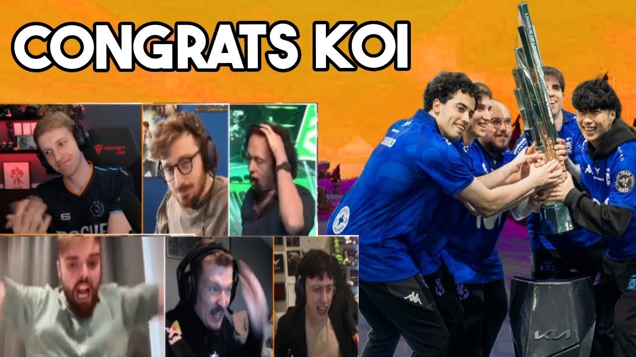 LoL Streamers Reaccionan a KOI Ganando la LEC