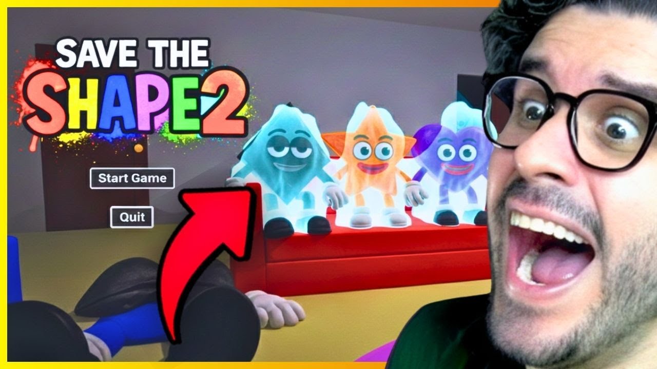 JOGUEI A NOVA VERSÃO FANTASMA *SAVE THE SHAPES 2* + TODOS OS NOVOS SEGREDOS