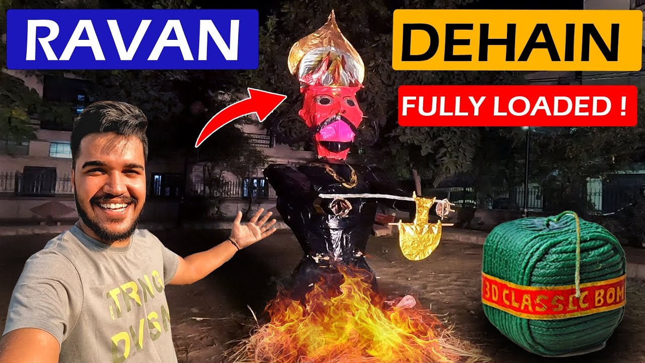 Ravan Dehain Live 2024 | Fully Loaded Ravan With Crackers Ravan Dehain Live | Dussehra Dehain 2024