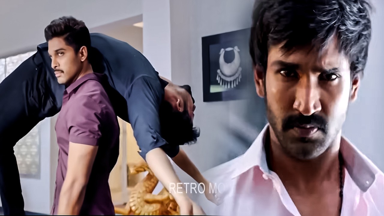 Allu Arjun And Adhi Pinnisetty Ultimate Movie Scene | Telugu Scenes | Retro Movies