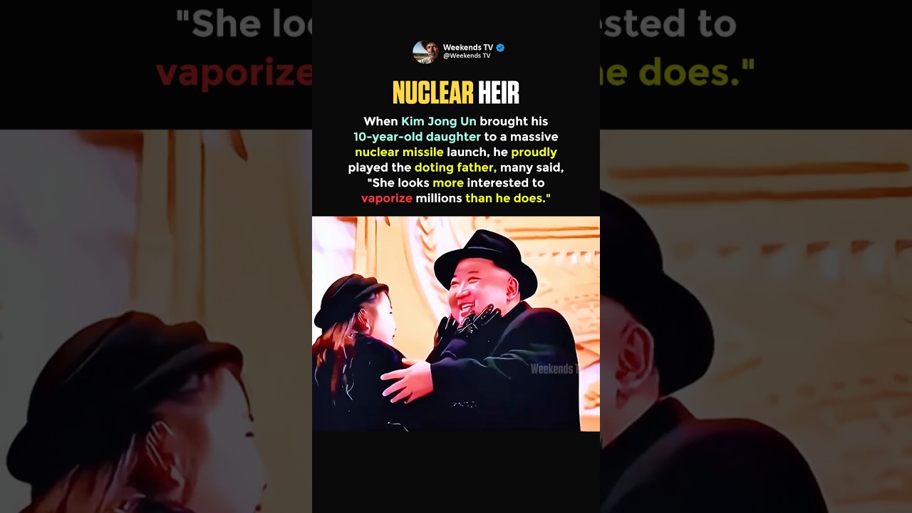 Kim Jong Un&rsquo;s Daughter at a Missile Launch #shorts