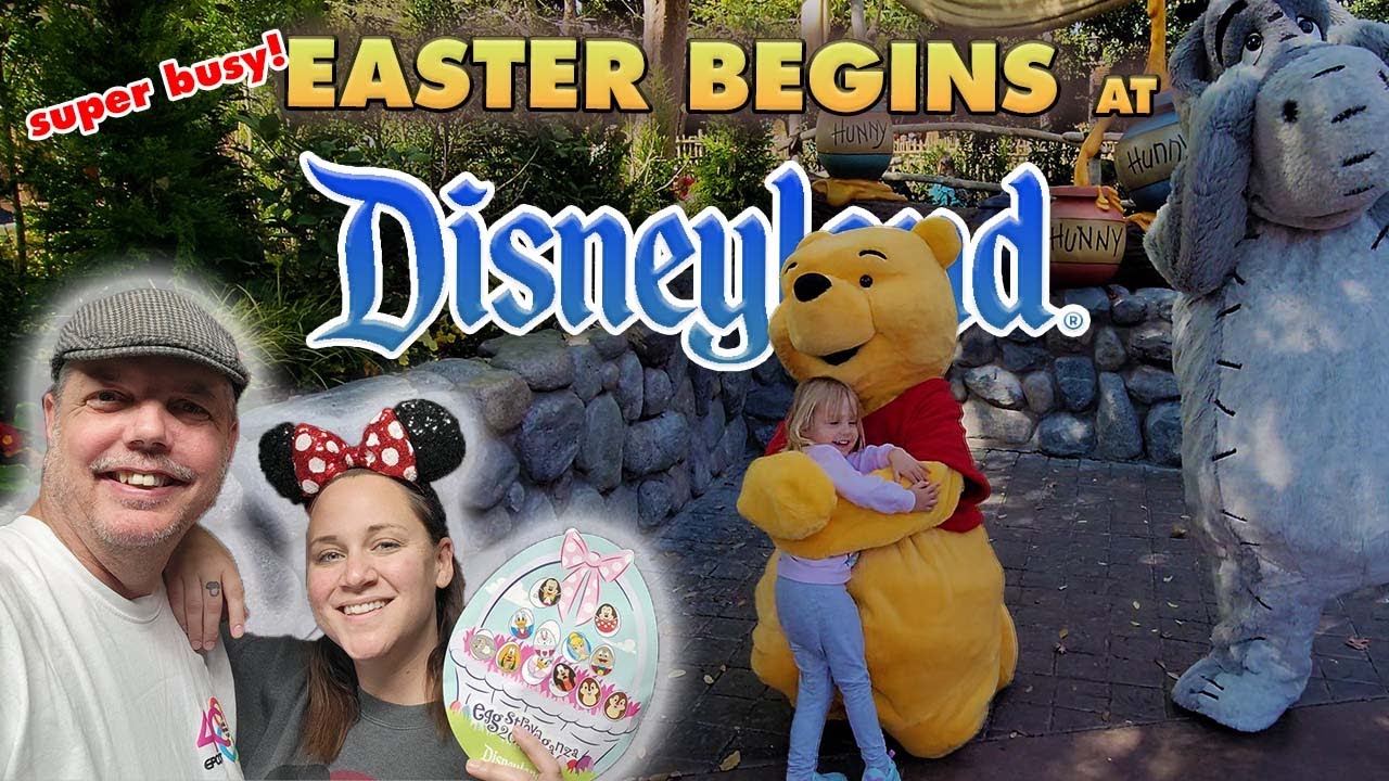 Easter Season begins at Disneyland (super busy!) | Easter Egg hunt with sofia and more