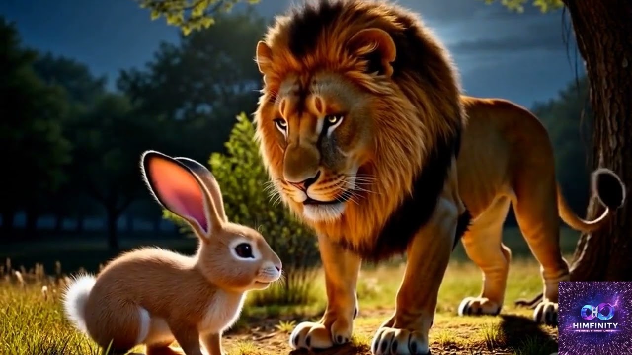 डरपोक शेर और नन्हा खरगोश 🦁🐰 | सच्ची बहादुरी की कहानी