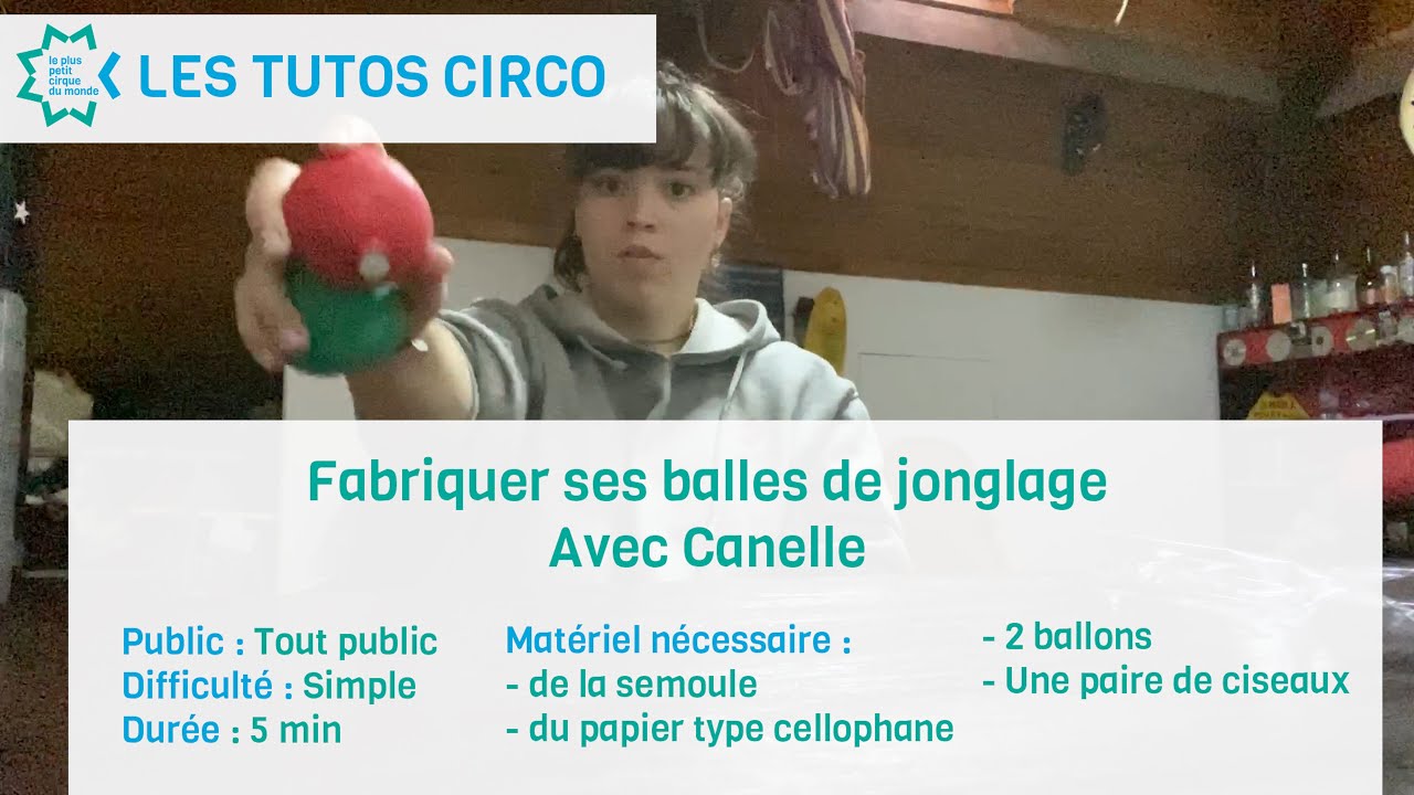 Fabriquer ses balles de jonglage avec des ballons de baudruche !