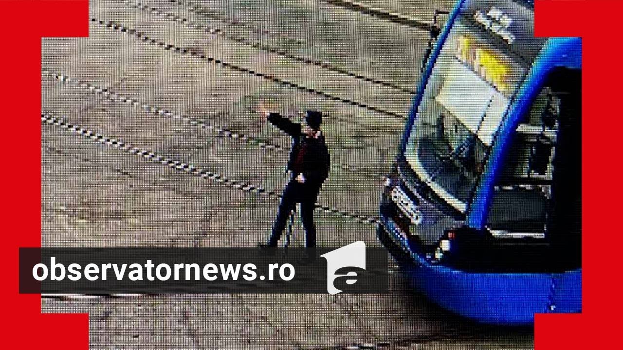 ANIMAŢIE. Cum a fost posibil ca un tramvai din Brăila să plece singur de pe loc