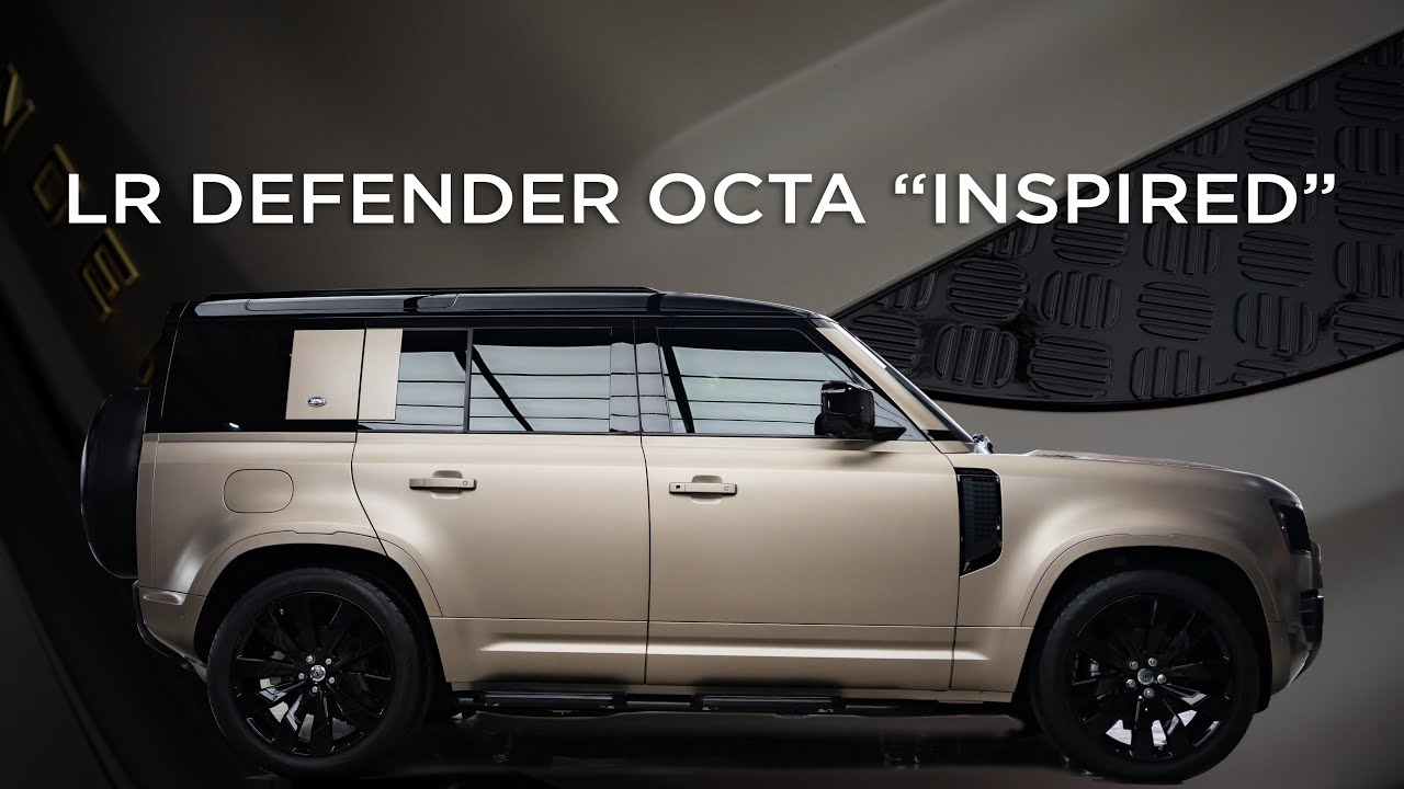 LR DEFENDER 110 Transformed to Petra Copper  |  SPPF Removable Paint