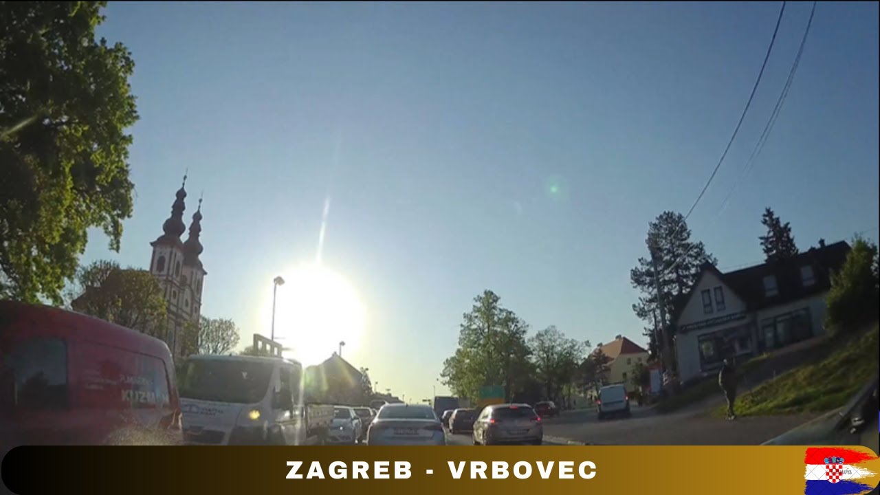 Driving in Croatia #19 - Morning Drive from Zagreb to Vrbovec