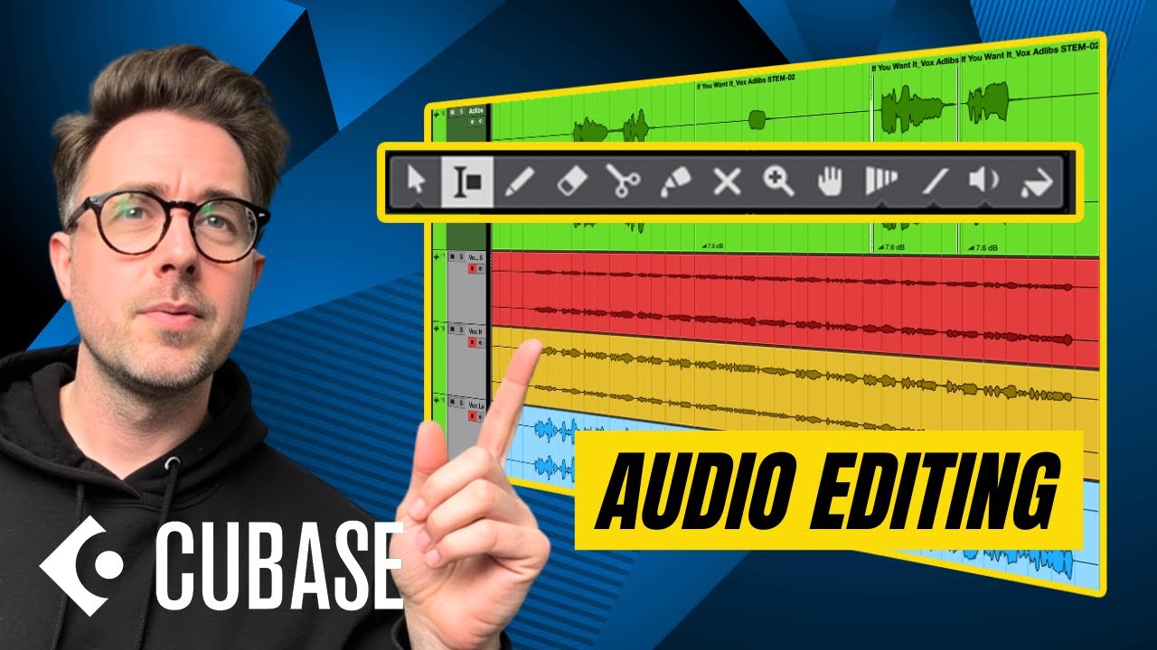 Edit Audio Recordings Like a Pro — Easily | Your First Steps in Cubase