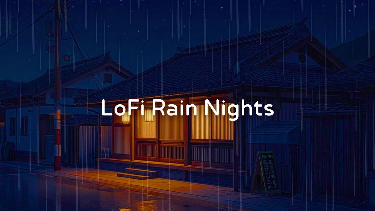 Midnight Rain Alley 🌧️ — Peaceful Lofi for Relaxing Nights