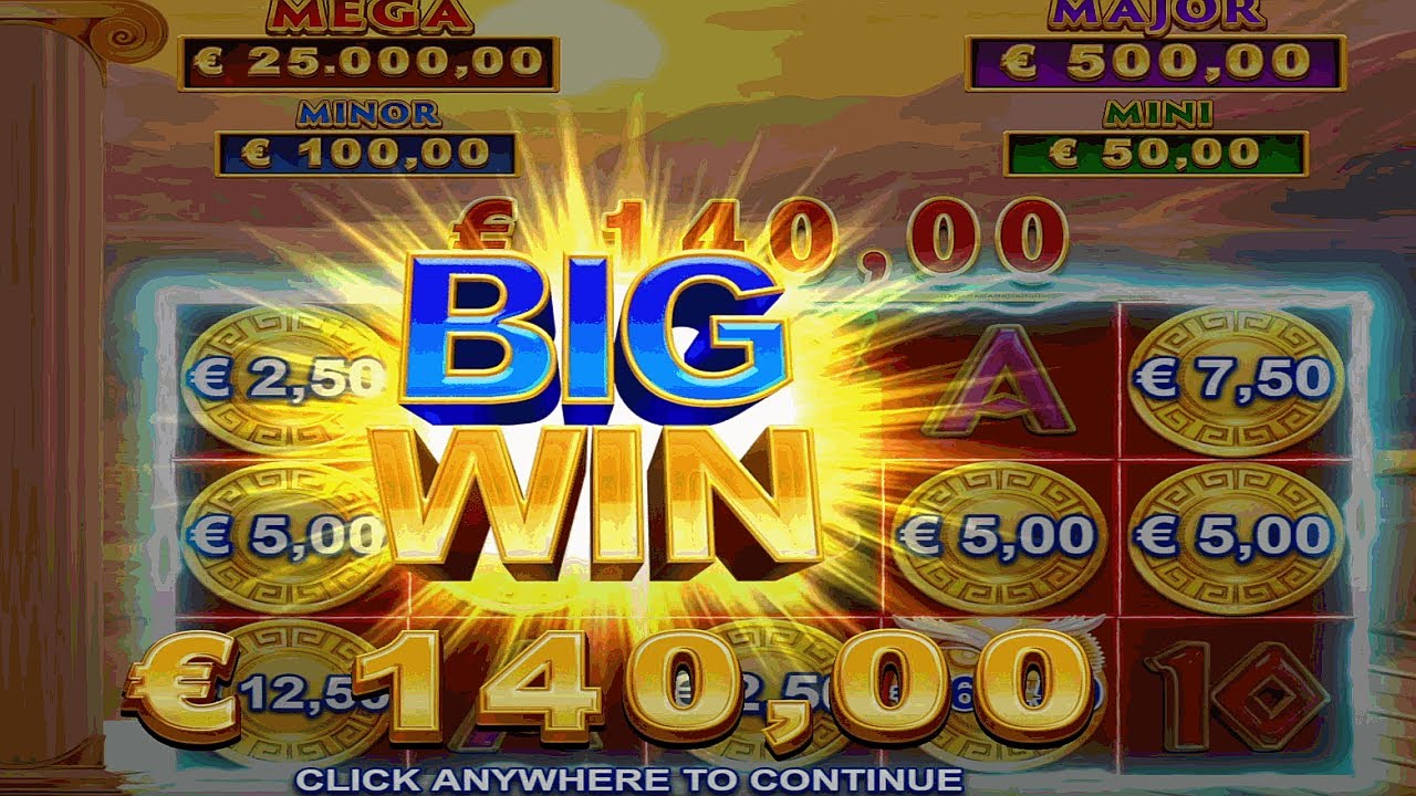 So Many Big Wins in Amazing Link Athena Online Casino Slot