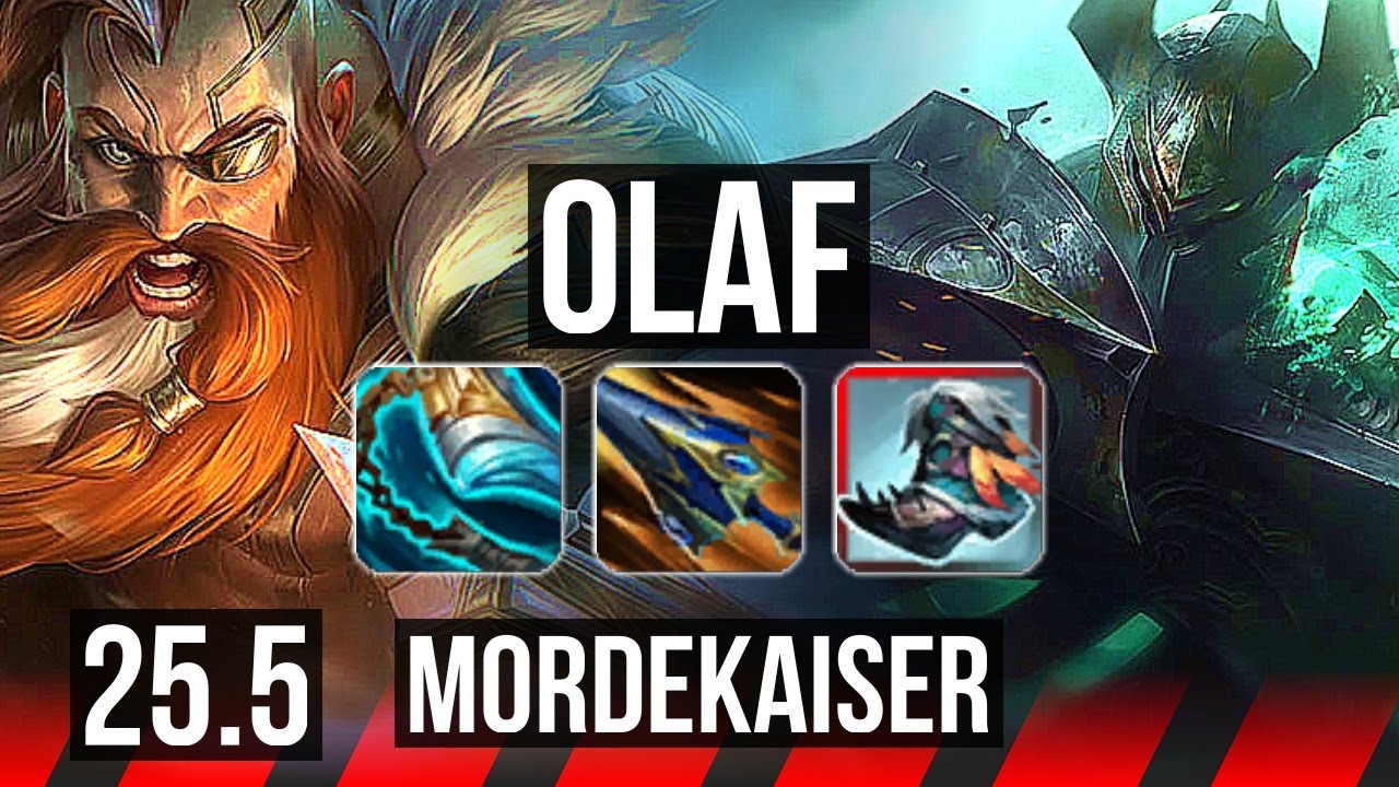 OLAF vs MORDEKAISER (TOP) | Dominating | EUW Diamond | 25.5