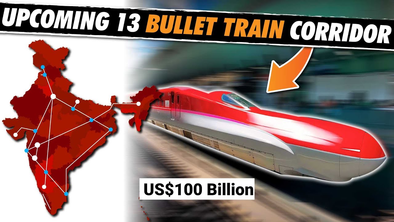 🇮🇳 Why India Building 13 Bullet Train Corridors? Money Waste or Game Changer ? Diamond Quadrilateral