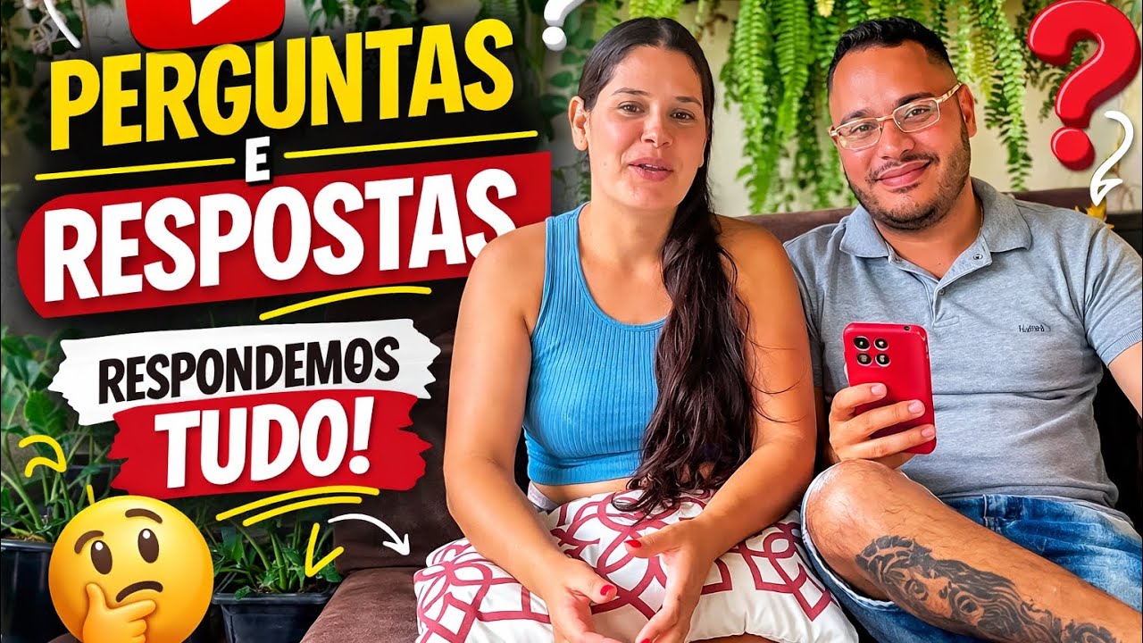 PERGUNTAS E RESPOSTAS DE CASAL 😱 | Respondemos tudo sem filtro!