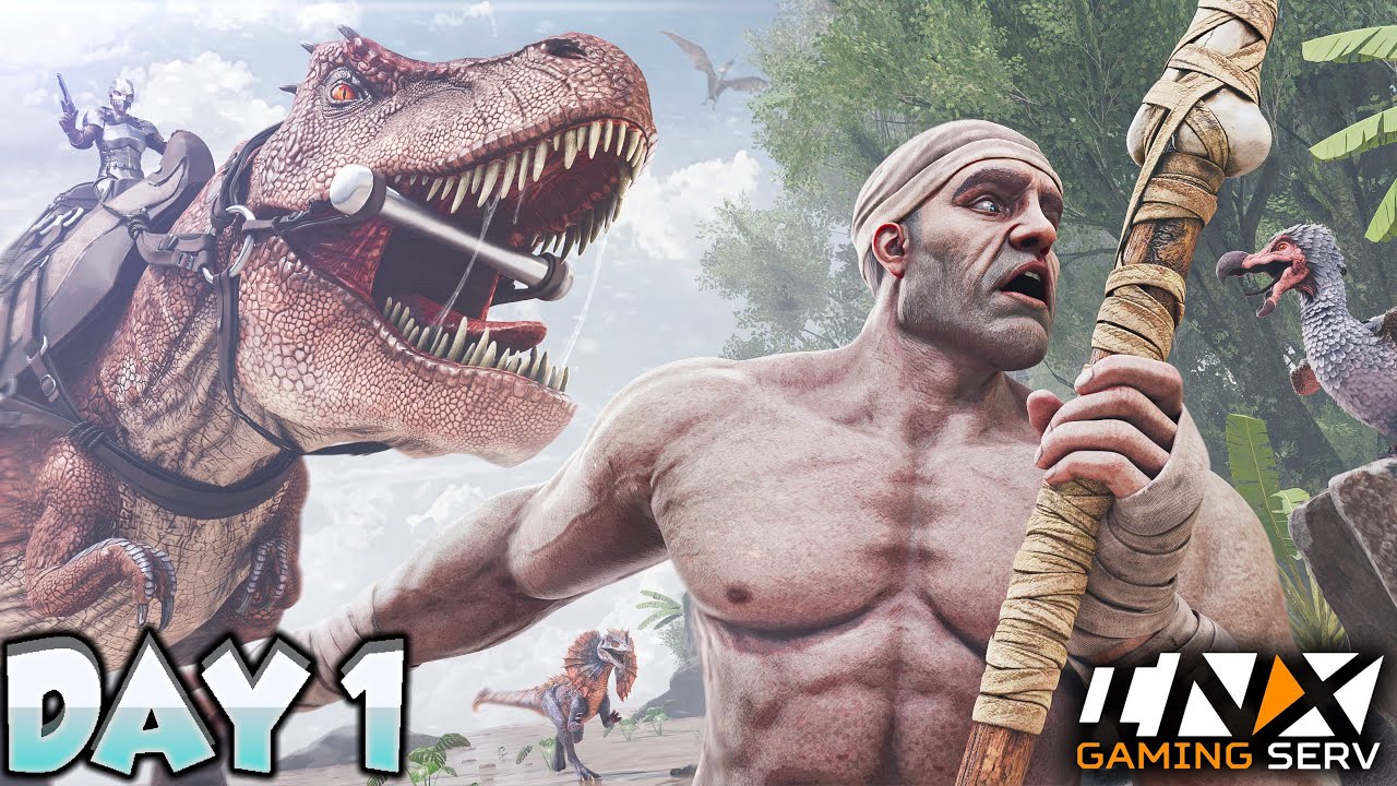 Wipe Day on The Most Competitive Server - INX 4Man ARK PVP