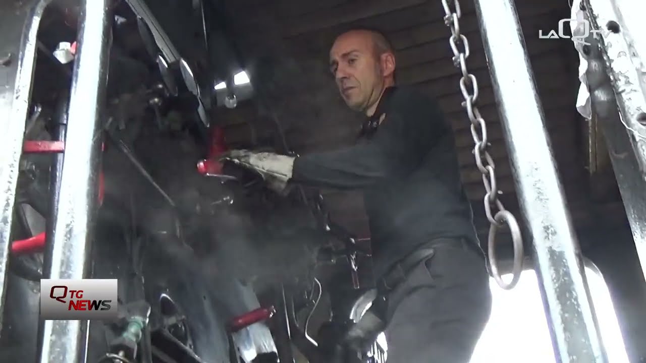 Sulmona, la transiberiana trainata dal treno a vapore