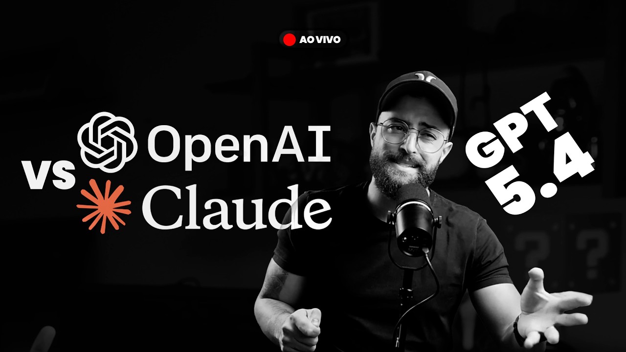 GPT 5.4, Open AI na guerra? Novidades do Claude Code