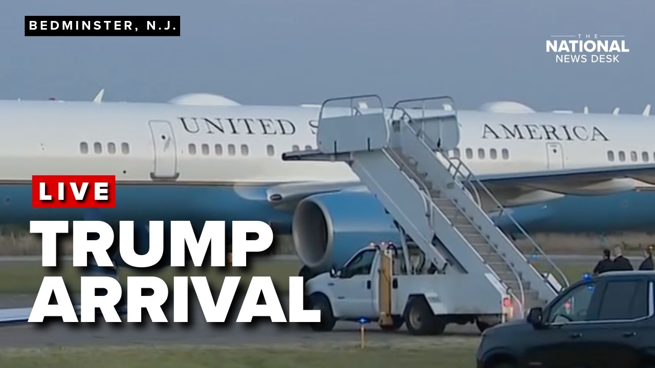 Trump's weekend plans: President arrives in NJ