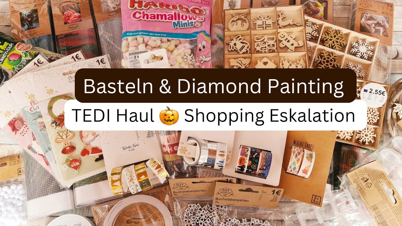 Bastel & Diamond Painting Haul 🎃 Ich konnte mich einfach nicht beherrschen 😍🤩
