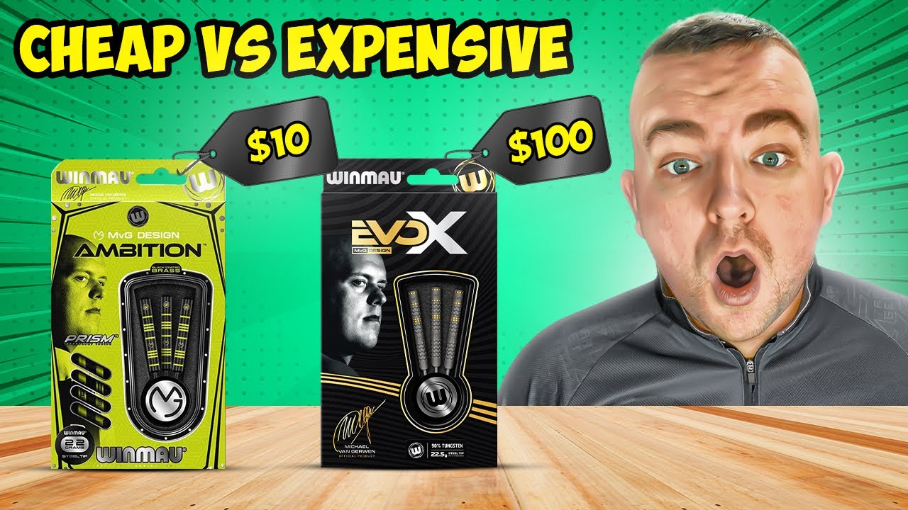 CHEAP V EXPENSIVE DARTS! MVG BRASS V TUNGSTEN AND ALL IN BETWEEN