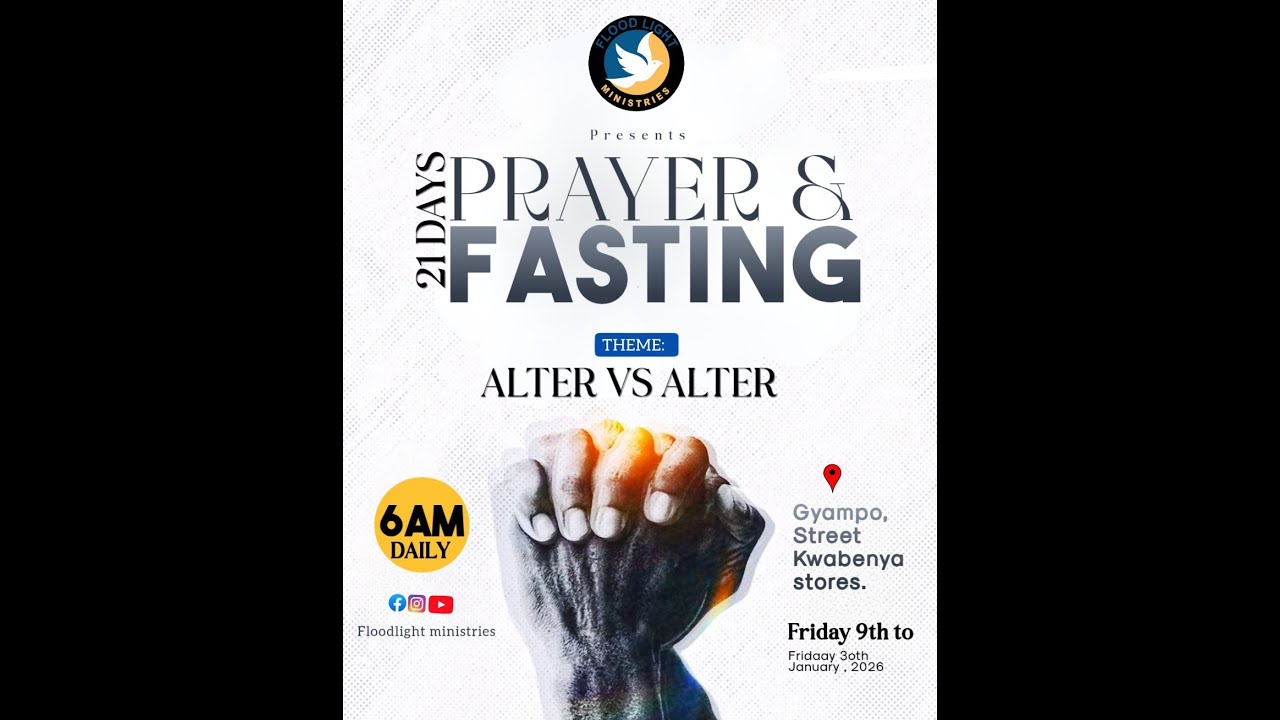 DAY 12 OF 21DAYS FASTING AND PRAYERS || FLM || OUR YEAR OF WINNING ||  20.01.2026