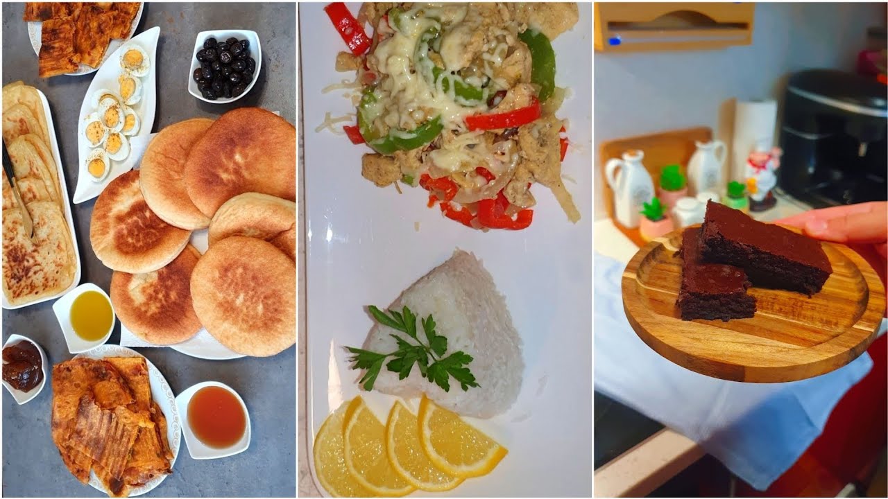 فطور بيجنن نص الفيديو مش موجود😱 وقعدة حلوة والغدا كان فاهيتا🍛 والحلو أطيب براوني خياااال🍪 