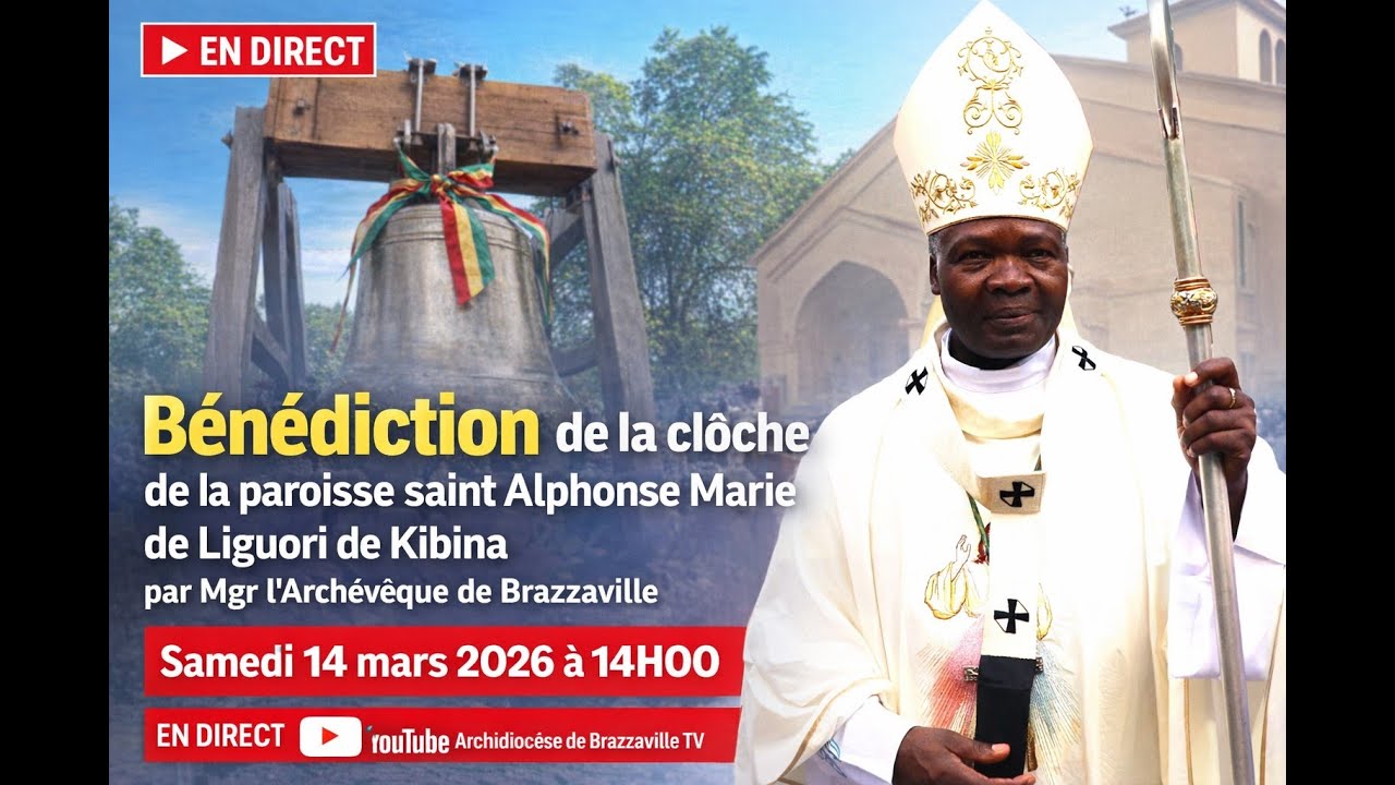 Bénédiction de la cloche de la paroisse Saint Alphonse Marie de LIGORIE de Kibina