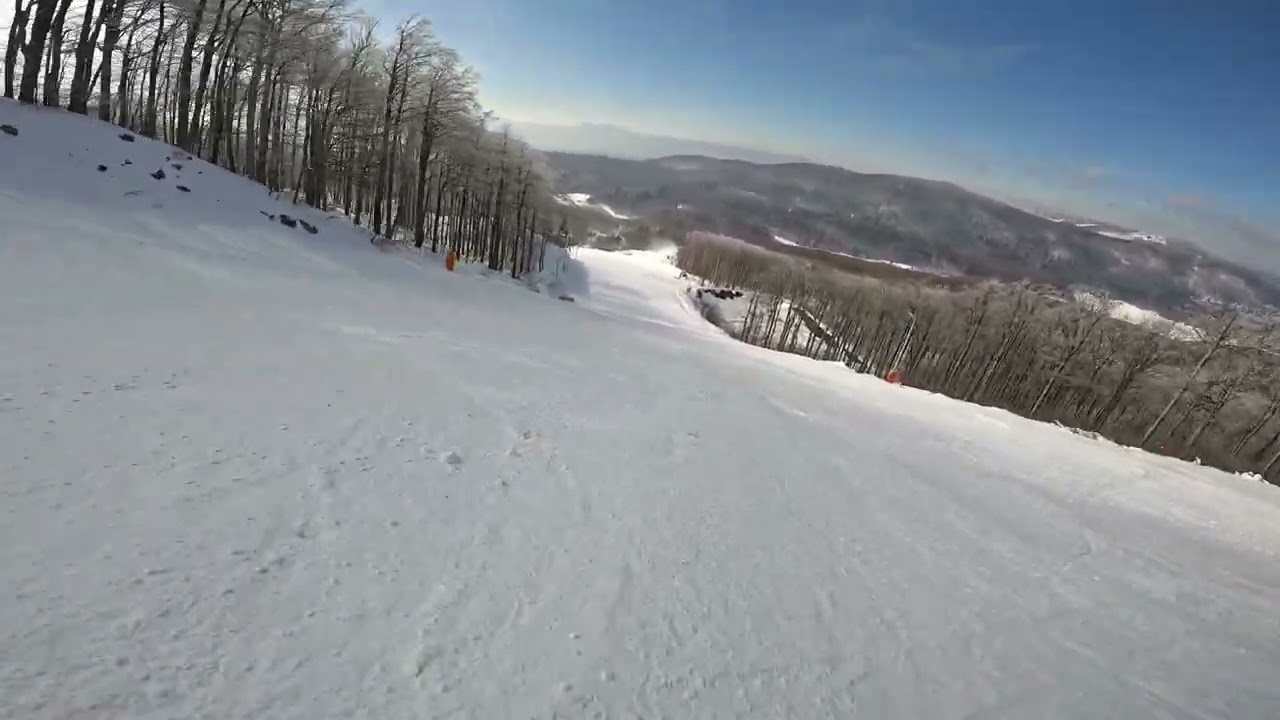 Radeševo 1 - Platak ski resort, Croatia in February 2023.