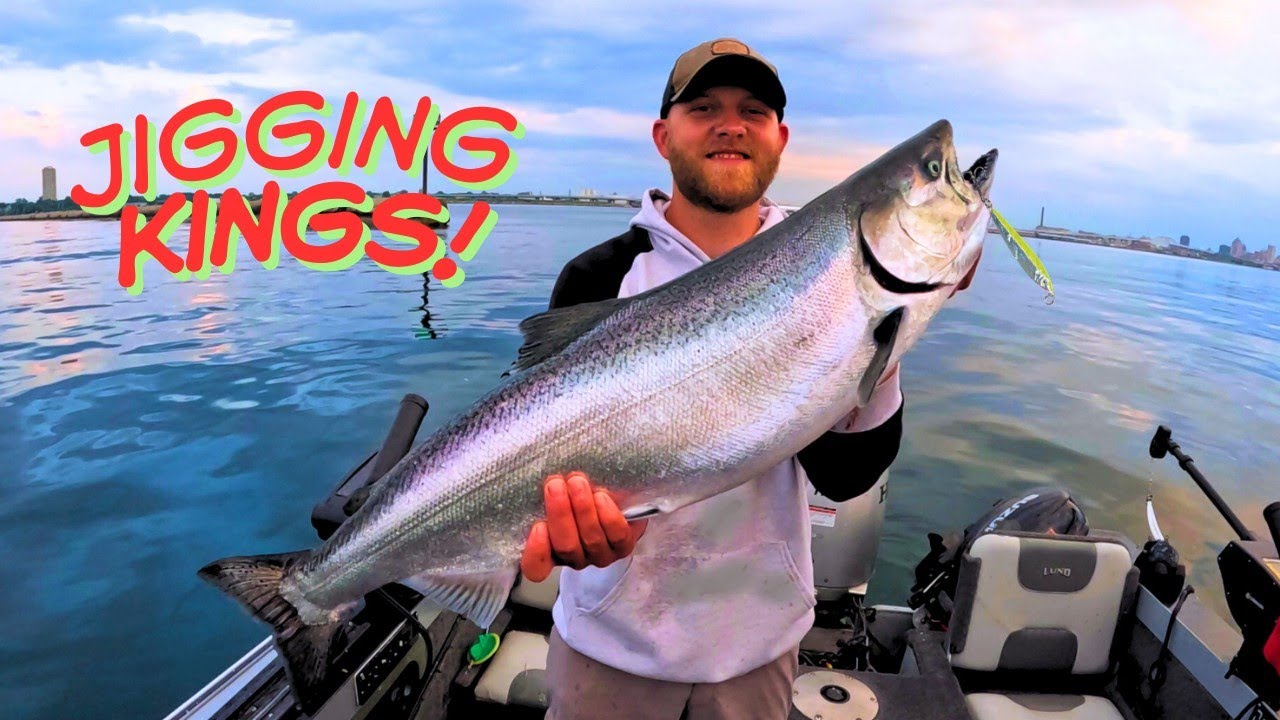 Jigging Staging King Salmon! (Limit)