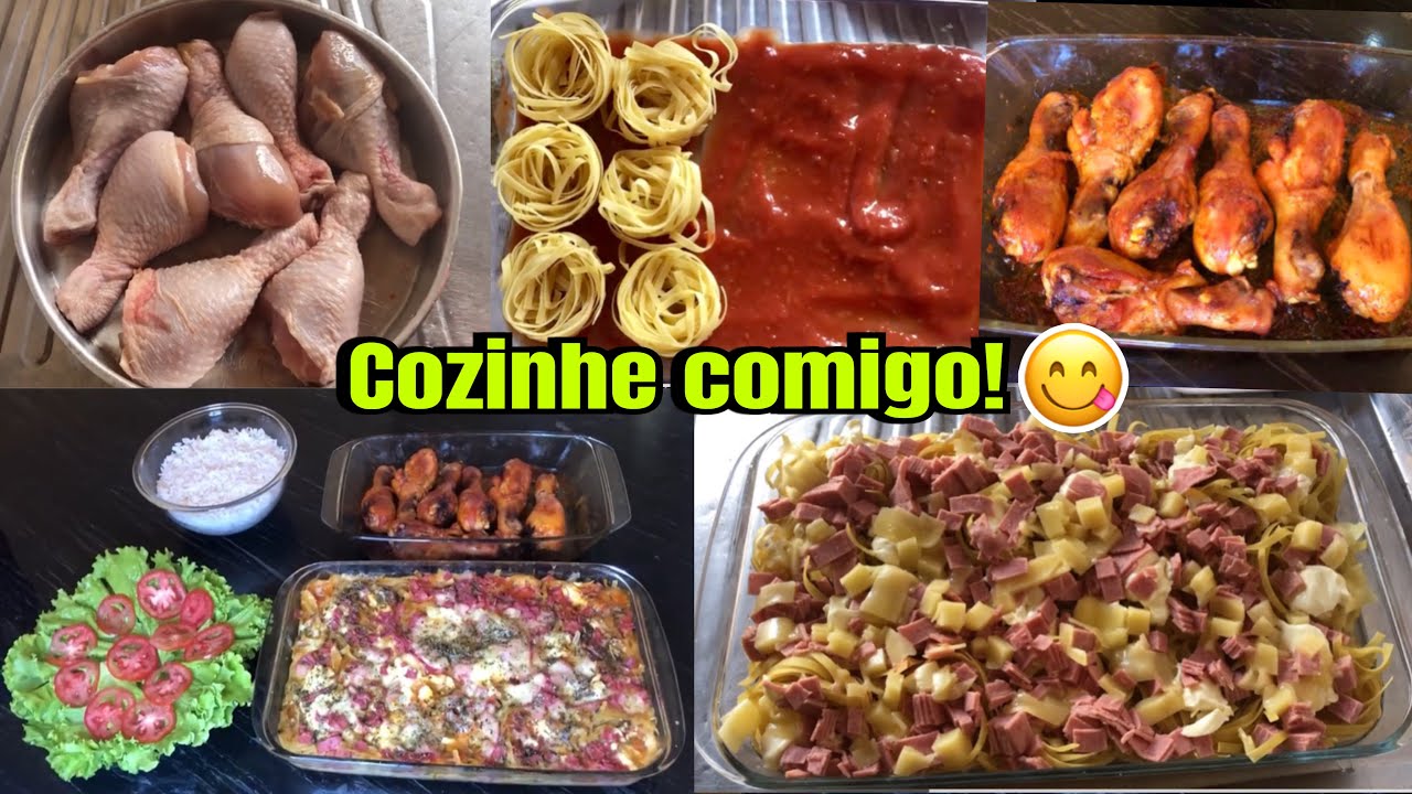 COZINHE COMIGO | MACARRÃO DE FORNO CREMOSO 😋 ALMOÇO COMPLETO (mãe aos 13)