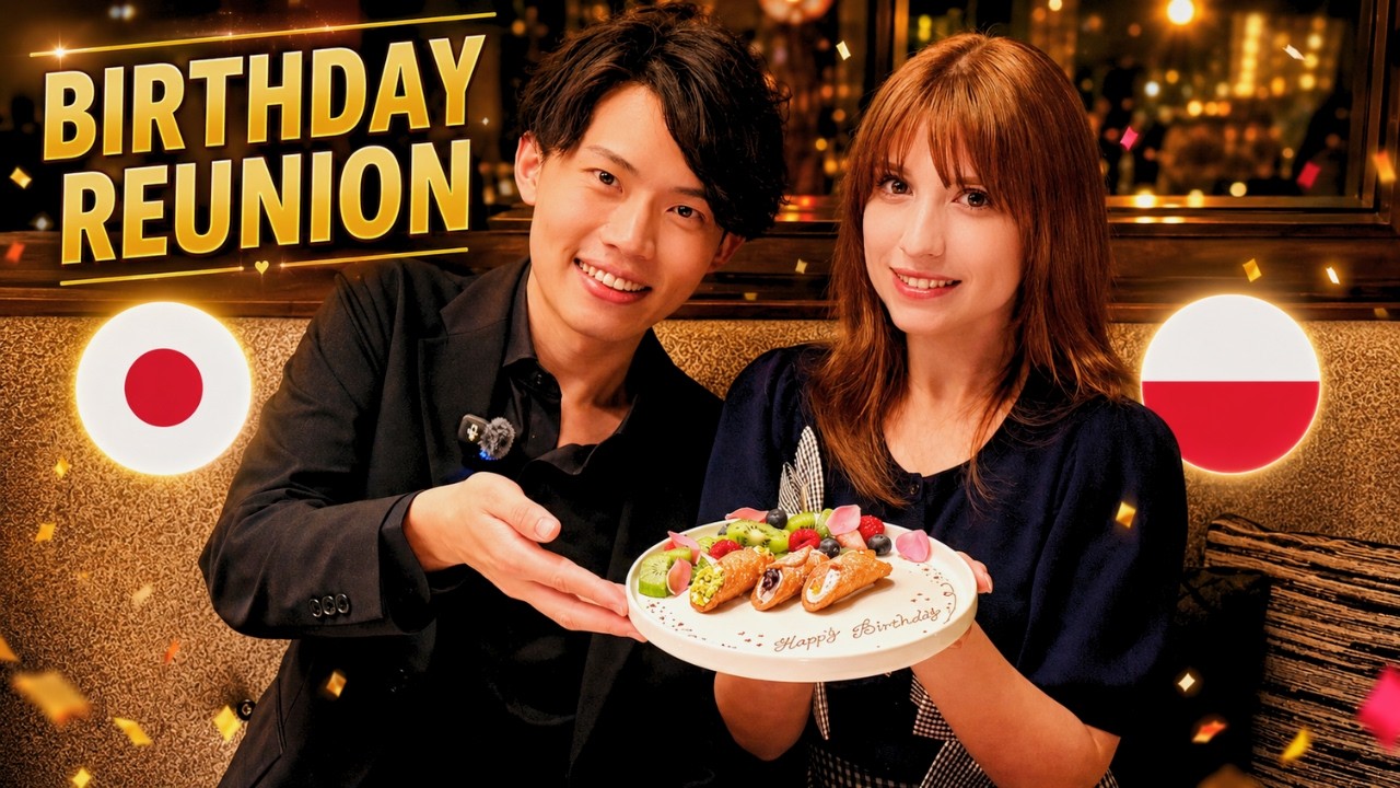 Reunited in Japan! Birthday Surprise for the Polish Girl Who Speaks Fluent Japanese 🇵🇱