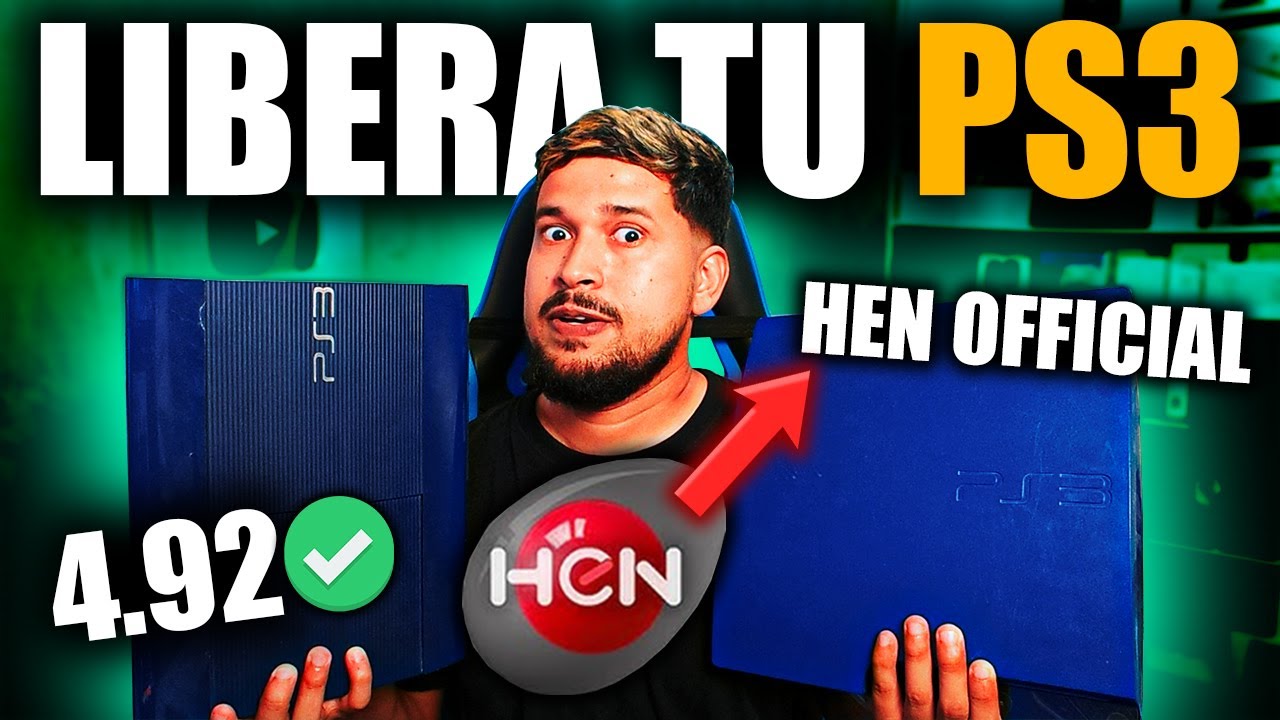 LIBERAR PS3 4.92 HEN OFICIAL | Cualquier MODELO | SIN ERRORES✅
