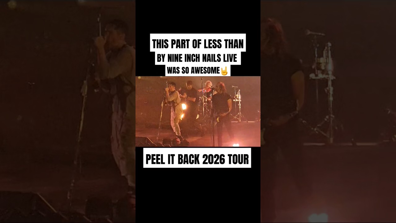 This Live Version Of LESS THAN By NINE INCH NAILS Was So Awesome!!🤘 #nineinchnails #trentreznor